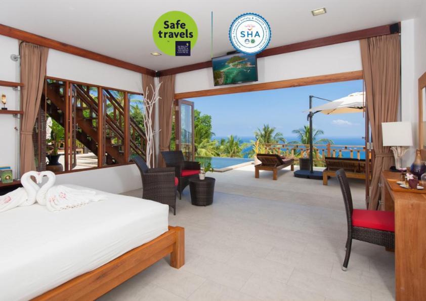 Perfect View Pool Villa Koh Tao Exteriör bild